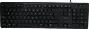 Teclado Mtek KB-8269 con cable - Negro (Español)