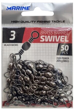 Girador Marine Sports 03 Black Nickel Swivel con 50 pcs