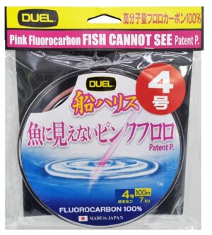 Tanza Duel Fluorocarbon H4398-SP 100m 7kg - Pink