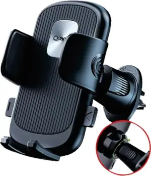 Soporte de Celular para Auto Quanta QTSCA50 AirGrip - Negro