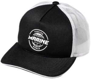 Kepi Marine Sports Fishing World - Negro/ Blanco