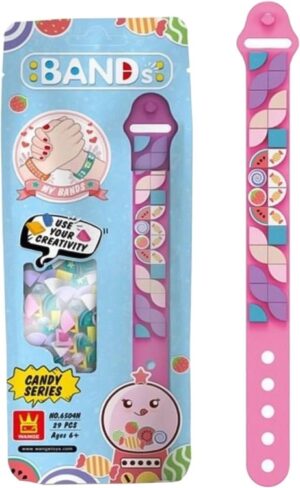Pulsera de Bloques de construcción Bands Candy Series Wange - 6504N (29 Piezas)