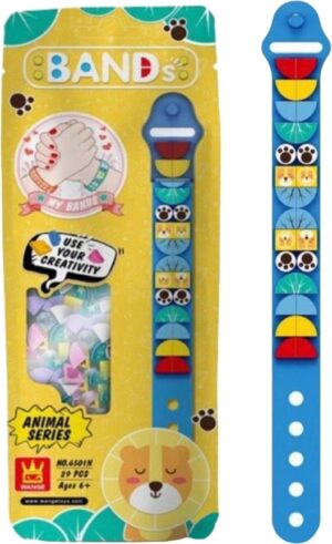 Pulsera de Bloques de construcción Bands Animal Series Wange - 6501N (29 Piezas)