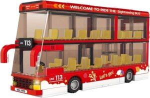 Bloques de Construcción Intercity Bus Sightseeing Bus Wange - 5970 (436 Piezas)