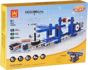 Bloques de Construcción Steam Technical Parts Wange - 3802 (180 Piezas)
