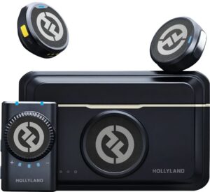 Micrófono inalámbrico Hollyland Lark M2 Duo para Cámara - Shine Charcoal