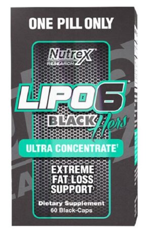Nutrex Lipo6 Black Hers Ultra Concentrate Quemador de Grasa 60 cápsulas