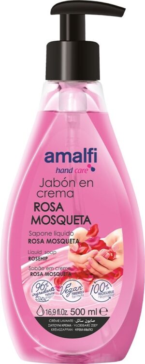 Jabón en crema Amalfi Rosa Mosqueta - 500mL