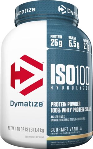 Dymatize ISO100 Hydrolyzed Gourmet Vanilla (1.36kg)