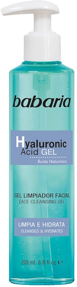 Gel Limpiador Facial Babaria Hyaluronic Acid - 200mL