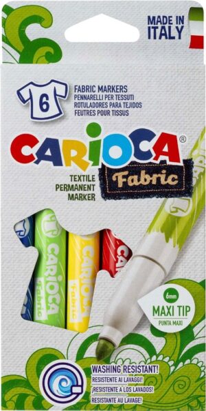 Marcador Carioca Textile Permanet Fabric - 40956 (Colores)