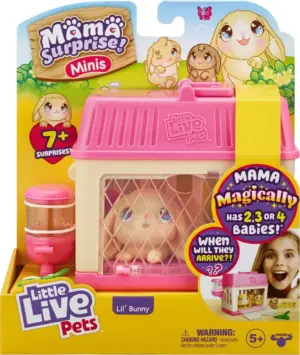 Peluche Lil' Bunny Litle Live Pets Mama Surprise Moose - 26511