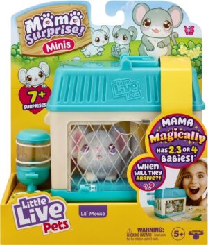 Peluche Lil' Mouse Litle Live Pets Mama Surprise Moose - 26510