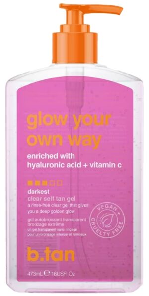 Gel Bronzeador B.Tan Glow Your Own Way Darkest - 473mL