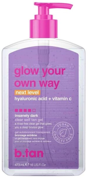 Gel Bronzeador B.Tan Glow Your Own Way Insanely Dark - 473mL