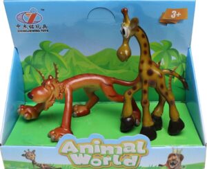 Toys Animal World Zhong Jieming Q9899-231 Tigre/Jirafa