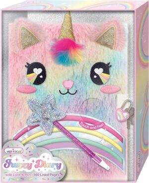 Agenda con Candado Hot Focus Fuzzy Diary - 250RB