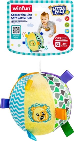 Sonajero Winfun Caesar Lion Soft Rattle Ball - 000180