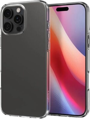 Funda Spigen para iPhone 16 Pro Max 6.9" Crystal Flex ACS08025 Crystal Clear