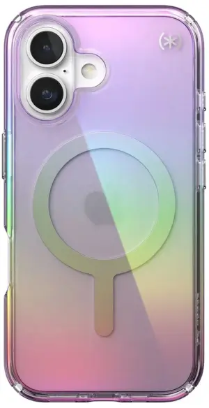 Funda para iPhone 16 Speck Presidio Lux 150759-3237 Amazing Purple/Clear