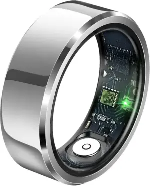 Anillo Smart R6 Bluetooth Plata Tamaño 11