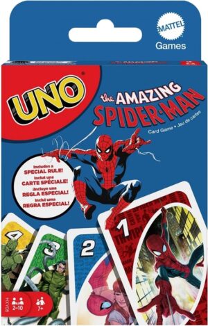 Cartas Uno Marvel Spidar-Man Mattel - HXY08
