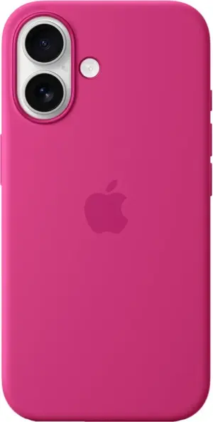 Funda Apple para iPhone 16 MYY53ZM/A - Silicone Case MagSafe Fuchsia