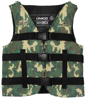 Chaleco Salvavidas Pro Tork Safe Life CSL-01CMV - Verde Camuflado