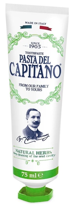 Pasta de dientes Pasta del Capitano 1905 Erbe Naturali - 75mL