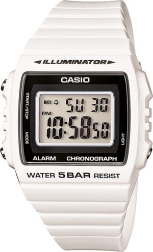 Reloj Casio Digital W-215H-7AVDF - Blanco