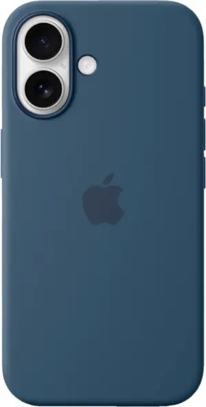 Funda Apple para iPhone 16 MYY23ZM/A - Silicone Case MagSafe Denim