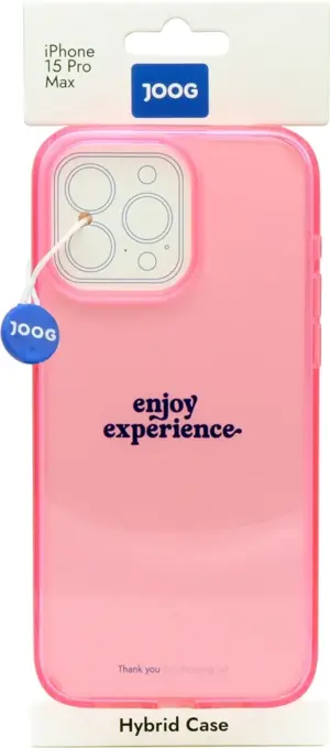 Funda Joog para iPhone 15 Pro Max Transparent Pink