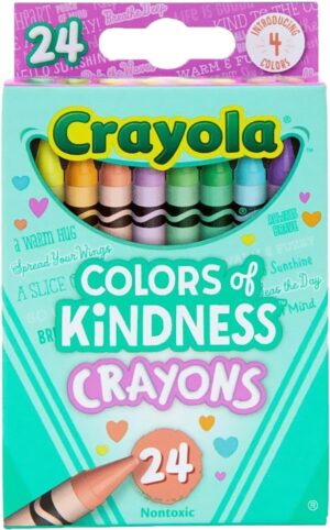Crayones Crayola Colors of Kindness Crayons 52-0116 (24 Unidades)