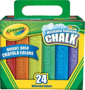 Tiza Crayola Washable Sidewalk Chalk 51-2024 (24 Unidades)