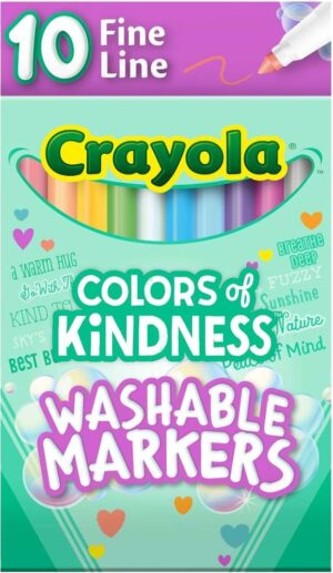 Marcador Crayola Colors of Kindness Washable Markers 58-7807 (10 Unidades)