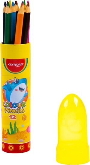 Lápices de Colores Triangular Keyroad - KR972228 (12 Pzs)