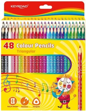 Lapices de colores triangular Keyroad - KR972504 (48 Colores)