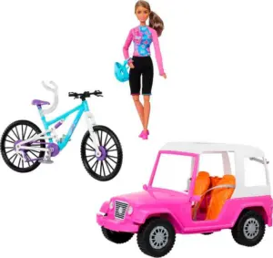 Muñeca Barbie Vehículo & Accesorios Mattel - HKB06