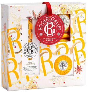 Kit Perfume Roger & Gallet Bois d'Orange EDP 100mL+Bomba de Baño 3x25g+Sabonete 50g