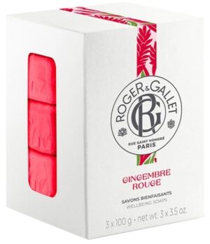 Jabón Roger & Gallet Gingembre Rouge (3 x 100g)