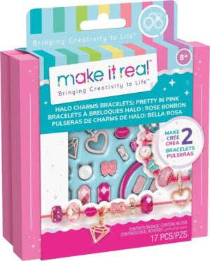 Hallo Charms Bracelets: Pretty in Pink Make It Real - 1708 (17 Pzs)
