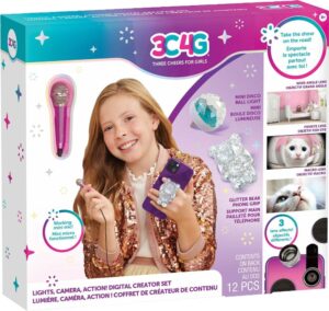 Set Creador Digital Lights, Camera, Action! Make It Real - 14033 (12 Pzs)