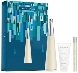 Kit Perfume Issey Miyake L'eau D'issey EDT 100mL+10mL+Body 50mL - Femenino