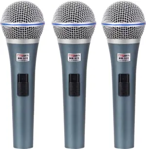 Micrófono con cable BLG WM-520 Audio Pro (3 unidades)