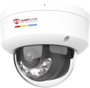 Cámara IP AnpViz IPC-D2083WD-S 2.8mm 8MP HD PoE Dome