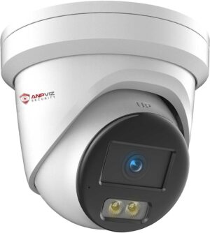 Cámara IP AnpViz IPC-D3483WD-SV PoE 2.8mm 8MP ColorVu Turret