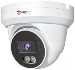 Cámara IP AnpViz IPC-D3A53W-S 2.8mm 5MP HD PoE Turret