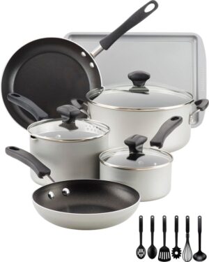 Juego de utensilios de cocina Farberware - 22304 15Pcs (Gris)