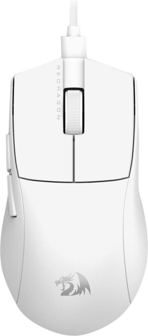 Mouse Gaming Redragon M724W K1NG 1K con cable USB Blanco