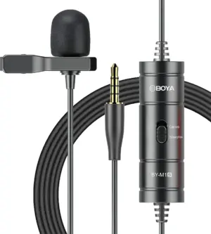 Micrófono de Solapa Universal Lavalier Boya  - BY-M1S